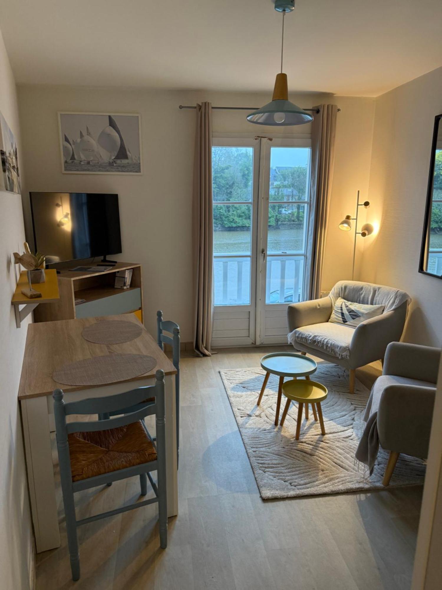 Appartement T2 Vue Sur La Riviere Avec Garage Privatif - Port De Saint-Goustan Auray Luaran gambar